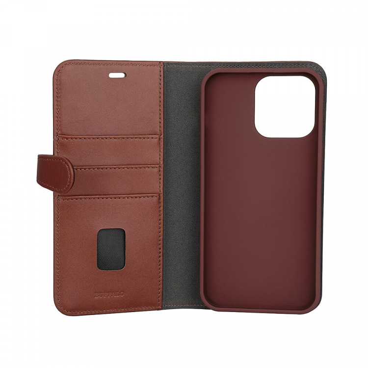Buffalo 2in1 Leather 3 card MagSeries iPhone 15 Pro Max Brown Buffalo 2in1 Leather 3 card MagSeries iPhone 15 Pro Max Brown