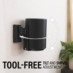SANUS Wall Mount for Sonos ERA100 Single Black SANUS Wall Mount for Sonos ERA100 Single Black