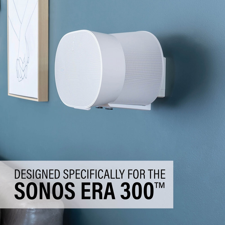 SANUS Wall Mount for Sonos ERA300 Single White SANUS Wall Mount for Sonos ERA300 Single White