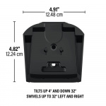 SANUS Wall Mount for Sonos ERA300 Single Black