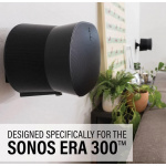 SANUS Seinäkiinnike Sonos Era 300:lle Musta pari SANUS Seinäkiinnike Sonos Era 300:lle Musta pari