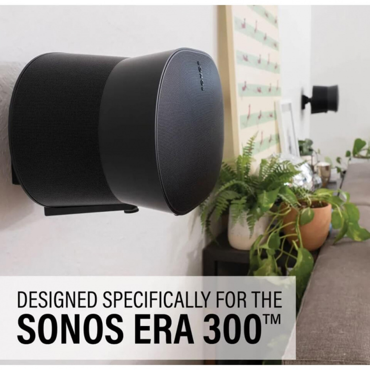 SANUS Seinäkiinnike Sonos Era 300:lle Musta pari SANUS Seinäkiinnike Sonos Era 300:lle Musta pari