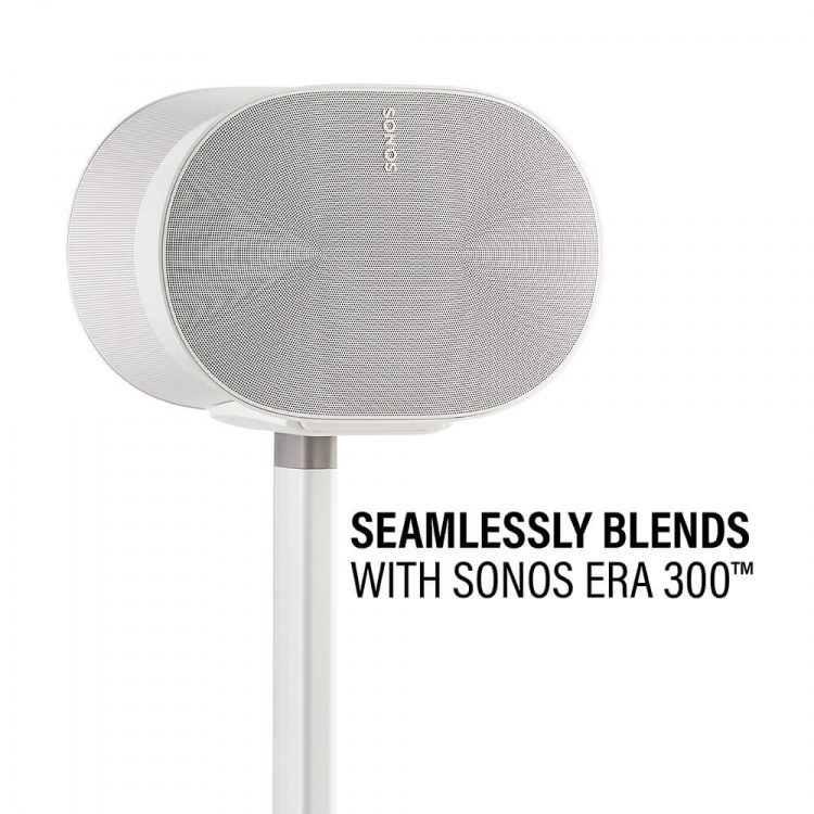 SANUS Floor Stand for Sonos ERA300 Single White SANUS Floor Stand for Sonos ERA300 Single White
