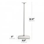 SANUS Floor Stand for Sonos ERA300 Single White SANUS Floor Stand for Sonos ERA300 Single White