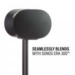 SANUS Floor Stand for Sonos ERA300 Single Black SANUS Floor Stand for Sonos ERA300 Single Black