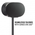 SANUS Floor Stand Adjustable for Sonos ERA 300 Pair Black SANUS Floor Stand Adjustable for Sonos ERA 300 Pair Black
