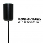 SANUS Floor Stand Adjustable for Sonos ERA 100 Single Black