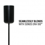 SANUS Floor Stand Adjustable for Sonos ERA 100 Pair Black SANUS Floor Stand Adjustable for Sonos ERA 100 Pair Black