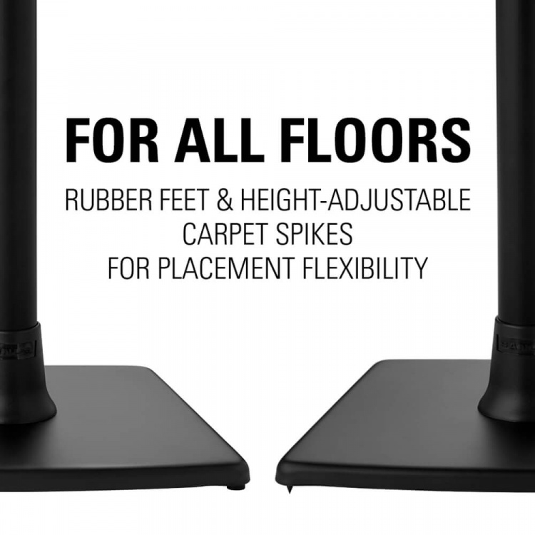 SANUS Floor Stand for Sonos One SL Play:1 Play:3 Single Black SANUS Floor Stand for Sonos One SL Play:1 Play:3 Single Black