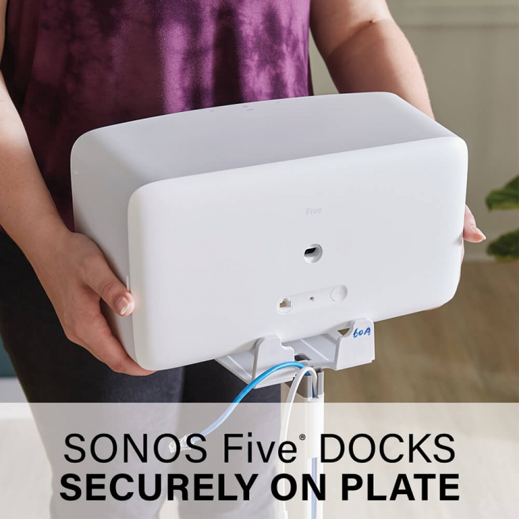 SANUS Floor Stand for Sonos Play:5 White