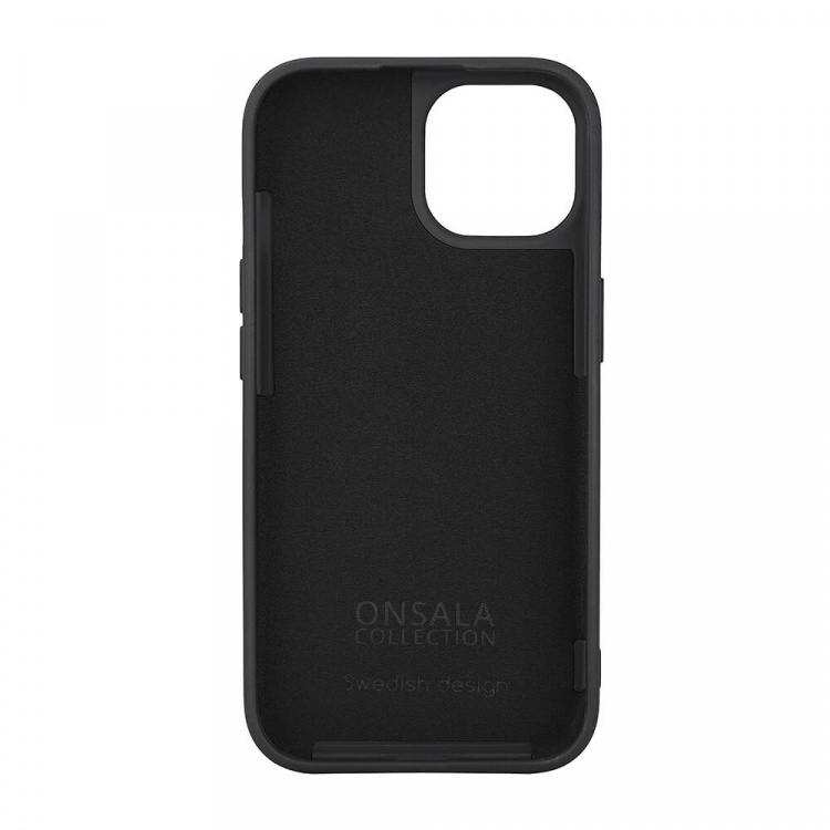 Onsala Back Sil Touch Recycled MagSerie iPhone 13/14/15 Black