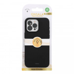 ONSALA Back Sil Touch Recycled MagSerie iPhone 15 Pro Max Black