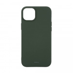 ONSALA Back Sil Touch Recycled MagSerie iPhone 15 Plus Olive Green ONSALA Back Sil Touch Recycled MagSerie iPhone 15 Plus Olive Green