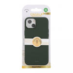 ONSALA Back Sil Touch Recycled MagSerie iPhone 15 Plus Olive Green ONSALA Back Sil Touch Recycled MagSerie iPhone 15 Plus Olive Green