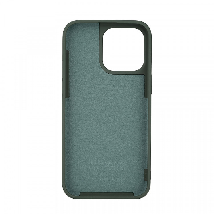 Onsala Back Sil Touch Recycled MagSerie iPhone 15 Pro Max Olive Green Onsala Back Sil Touch Recycled MagSerie iPhone 15 Pro Max Olive Green