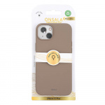 ONSALA Back Sil Touch Recycled MagSerie iPhone 15 Plus Summer Sand ONSALA Back Sil Touch Recycled MagSerie iPhone 15 Plus Summer Sand