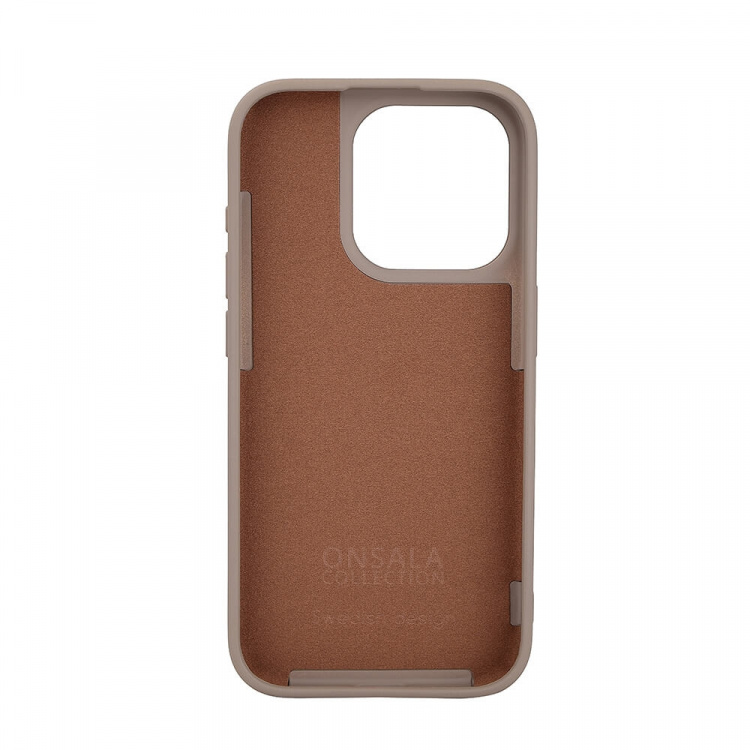 ONSALA Back Sil Touch Recycled MagSerie iPhone 15 Pro Summer Sand