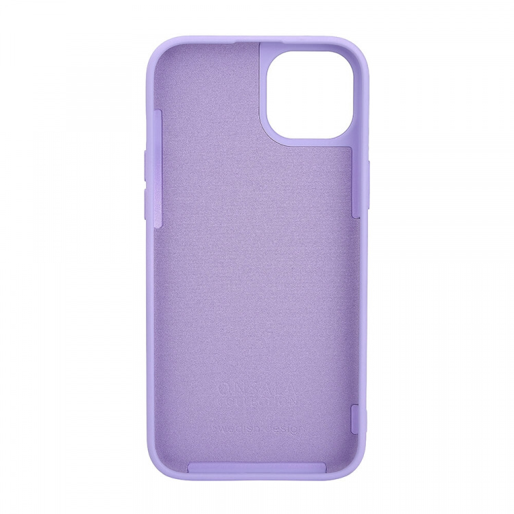 ONSALA Back Sil Touch Recycled MagSerie iPhone 15 Plus Purple