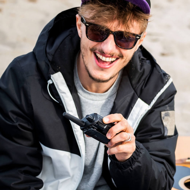 MIDLAND Radiopuhelin XT70 Pro Duo Musta/Harmaa