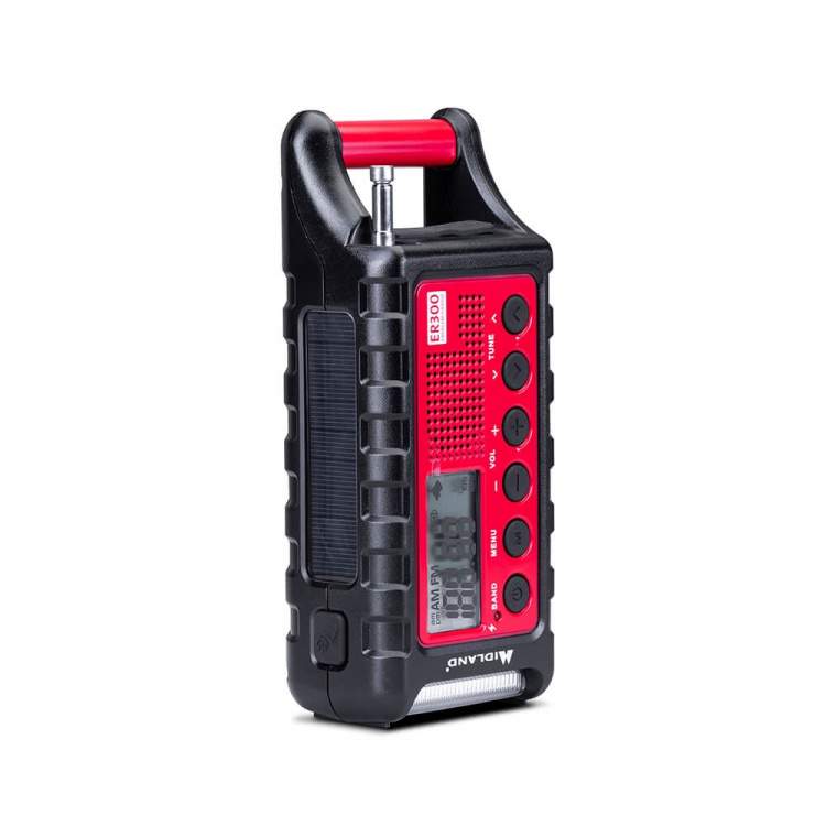 MIDLAND Hätäradio ER300 Punainen/Musta