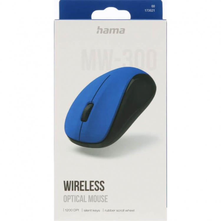 HAMA Optical Wireless Mouse MW-300 V2 Blue HAMA Optical Wireless Mouse MW-300 V2 Blue