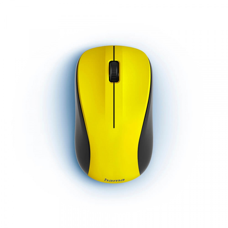 HAMA Optical Wireless Mouse MW-300 V2 Yellow