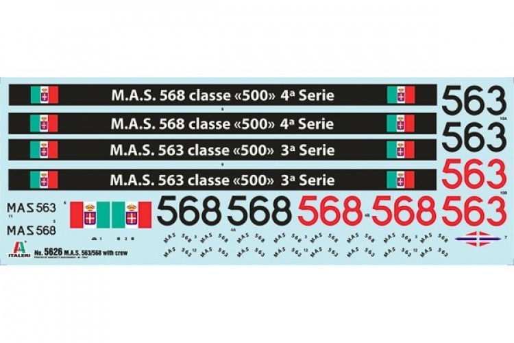 ITALERI 1:35 M.A.S. 568 4a Serie with crew ITALERI 1:35 M.A.S. 568 4a Serie with crew