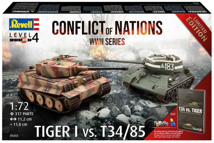 Revell Conflict of Nations Series: WWII, 1:72 gift set  Revell Conflict of Nations Series: WWII, 1:72 gift set