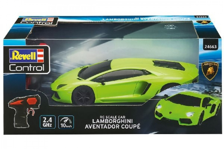 Revell RC Lamborghini Aventador Coupé 1:24, Green Revell RC Lamborghini Aventador Coupé 1:24, Green