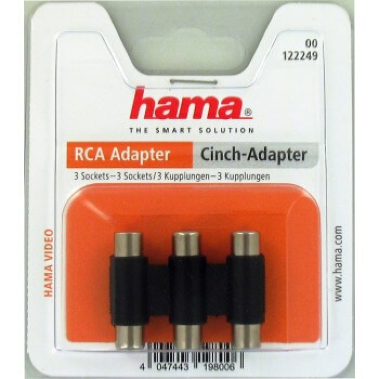 Hama Sovitin 3RCA-3RCA Naaras-Naaras Musta