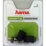 Hama Kontakter för Högtalare 2st Svarta