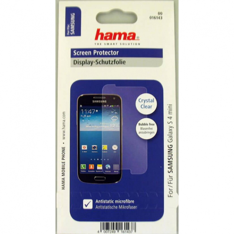 Hama Samsung S4 Mini Suojakalvo 1-pack