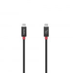 Hama Cable USB-C USB 4.0 Gen3 40 Gbit/s 240W 1.0m Black