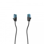 Hama Cable Network CAT6a Slim U/UTP 0.25m Black Hama Cable Network CAT6a Slim U/UTP 0.25m Black