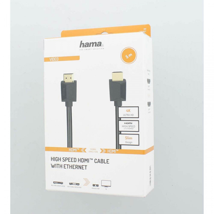 Hama Cable HDMI High Speed 4K 18 Gbit/s 5.0m Hama Cable HDMI High Speed 4K 18 Gbit/s 5.0m