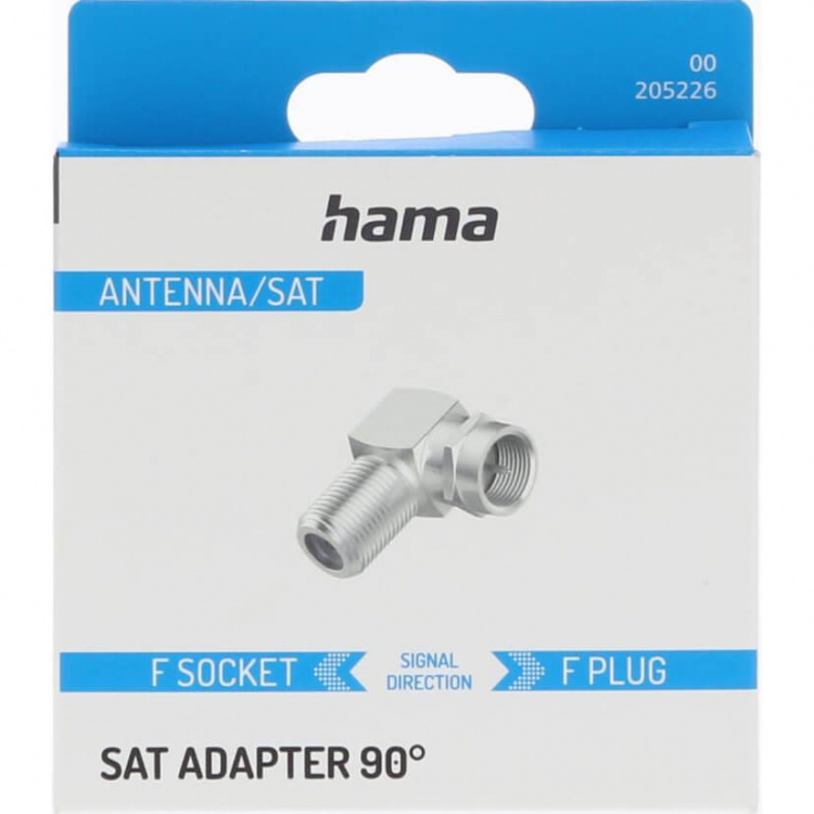 HAMA Adapter Satellite Receiver F-Plug to F-Socket