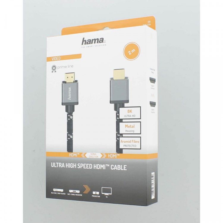 Hama Cable HDMI Ultra High Speed 8K 48Gbit/s Metal 2.0m Gold Hama Cable HDMI Ultra High Speed 8K 48Gbit/s Metal 2.0m Gold
