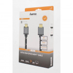 Hama Cable HDMI Ultra High Speed 8K 48Gbit/s Metal 3.0m Gold Hama Cable HDMI Ultra High Speed 8K 48Gbit/s Metal 3.0m Gold