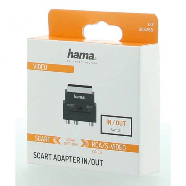 Hama Adapter Video Scart-S-VHS/3x Phono