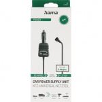 Hama Power Supply Unit for Cars 1000mA 12W Max 12V Stab