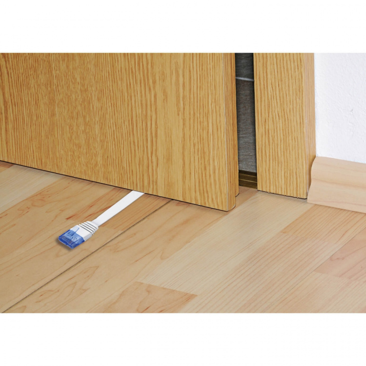 Hama Verkkokaapeli CAT6 UTP Flat Valkoinen 5m