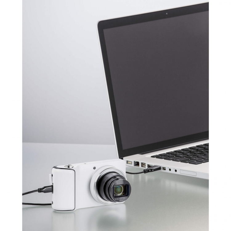 Hama Johto USB-USB-Micro B 0.75m Kulta/Musta