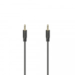 Hama Cable Audio Flexi-Slim 3.5mm-3.5mm Gold Black 0.75m Hama Cable Audio Flexi-Slim 3.5mm-3.5mm Gold Black 0.75m