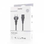Hama Cable Power 3-pin Black 1.5m Hama Cable Power 3-pin Black 1.5m