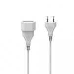 HAMA Extension Cable Euro Plug White 5.0m