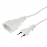 HAMA Extension Cable Euro Plug White 5.0m