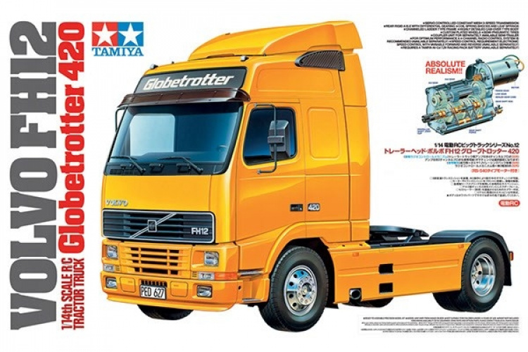 TAMIYA 1/14 VOLVO FH 12 GLOBETROTTER 420