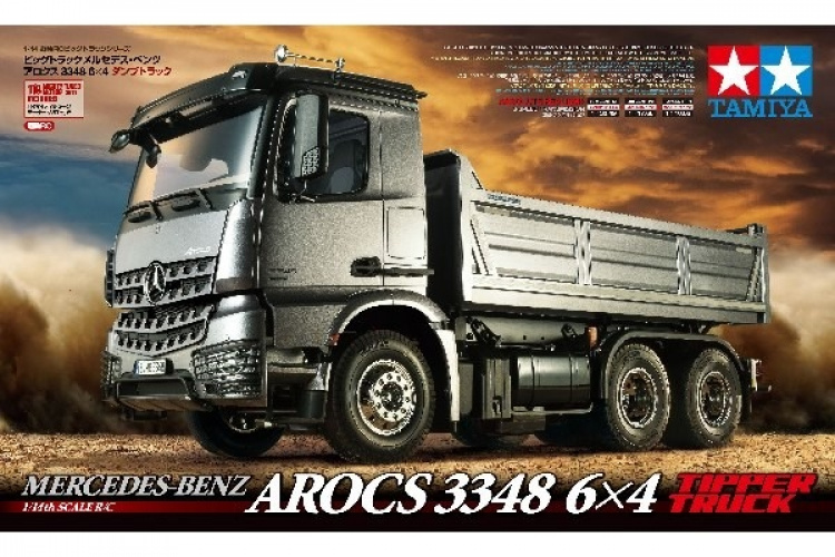 TAMIYA 1/14 R/C Mercedes-Benz Arocs 3348 6x4 Tipper Truck TAMIYA 1/14 R/C Mercedes-Benz Arocs 3348 6x4 Tipper Truck