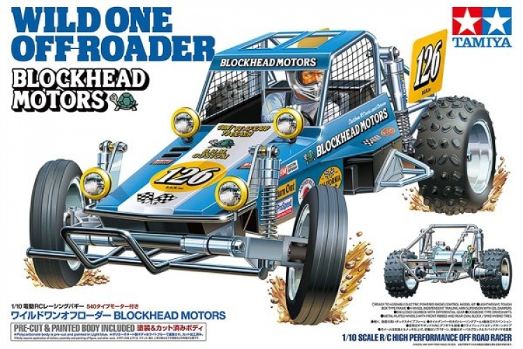 TAMIYA 1/10 R/C Wild One Off-Roader Blockhead Mo / NO ESC TAMIYA 1/10 R/C Wild One Off-Roader Blockhead Mo / NO ESC
