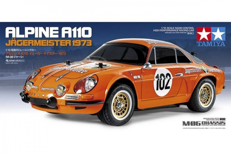 TAMIYA 1/10 R/C Alpine A110 Jägermeister 1973 (M-06)